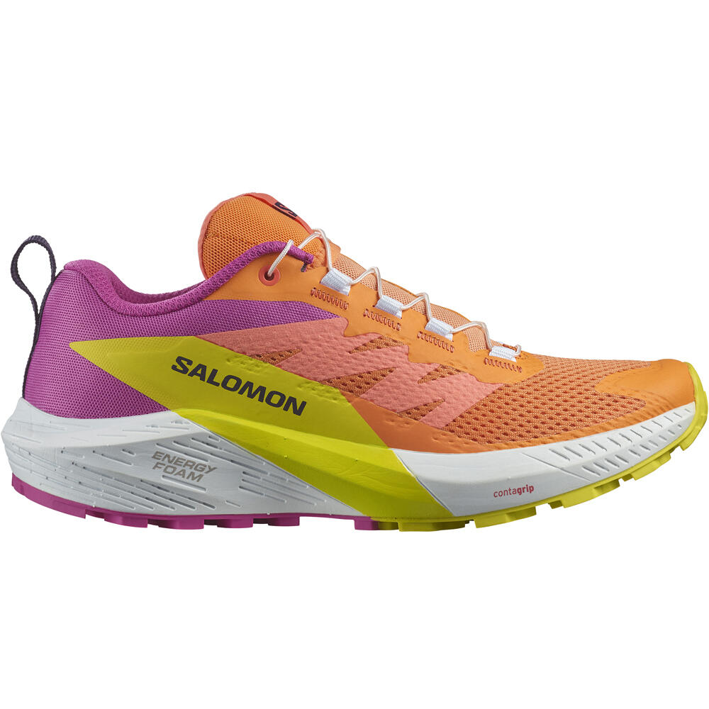 Salomon zapatillas trail mujer SENSE RIDE 5 W lateral exterior