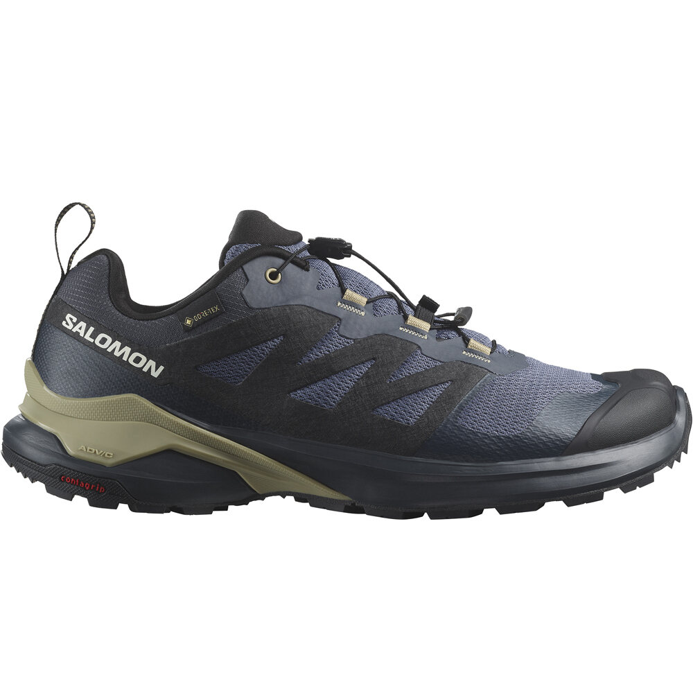 X-adventure gore-tex zapatillas trail hombre Negro (42 2/3)