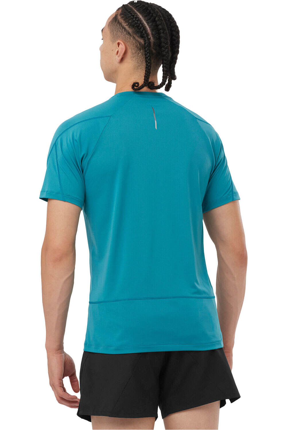 Salomon camisetas trail running manga corta hombre CROSS RUN SS TEE M vista trasera