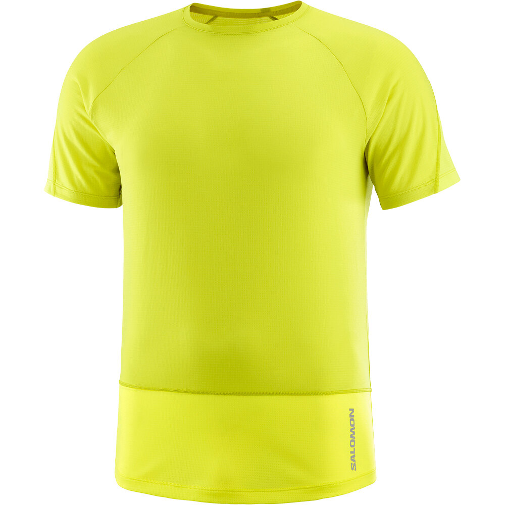 Salomon camisetas trail running manga corta hombre CROSS RUN SS TEE M vista detalle