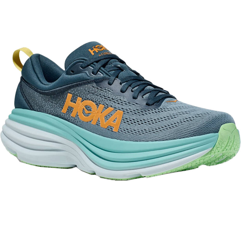 Hoka zapatilla running hombre BONDI 8 lateral interior