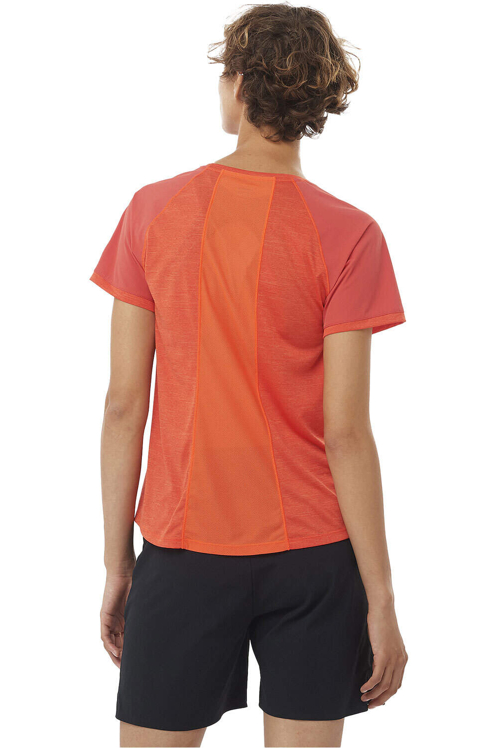 Salomon camiseta montaña manga corta mujer OUTLINE vista trasera