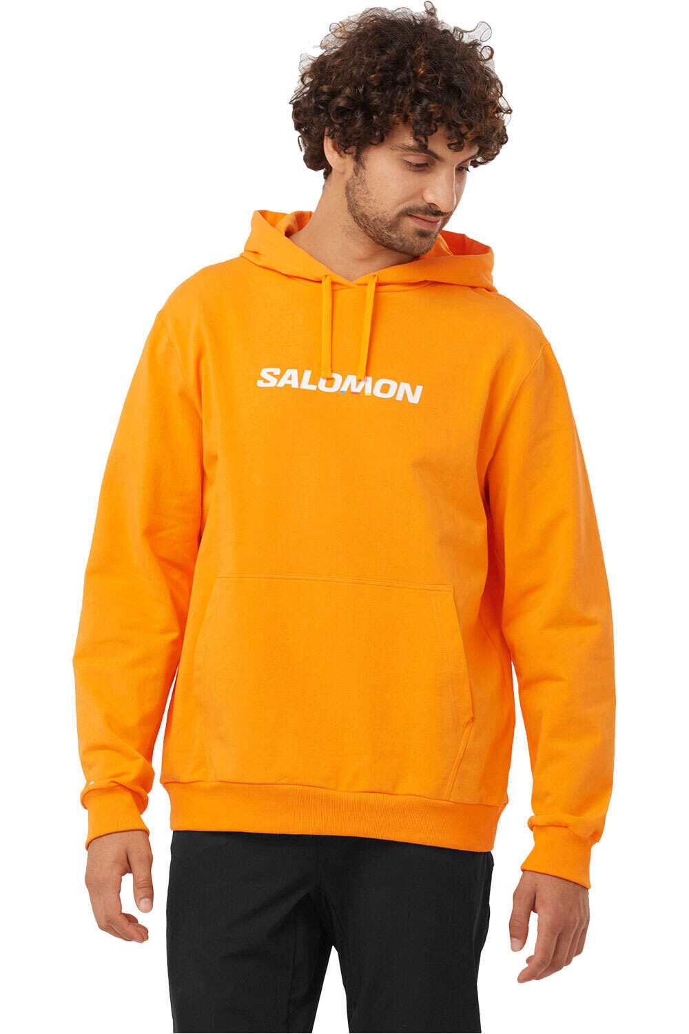 Logo perf Sudaderas Montaña Hombre Naranja (L)