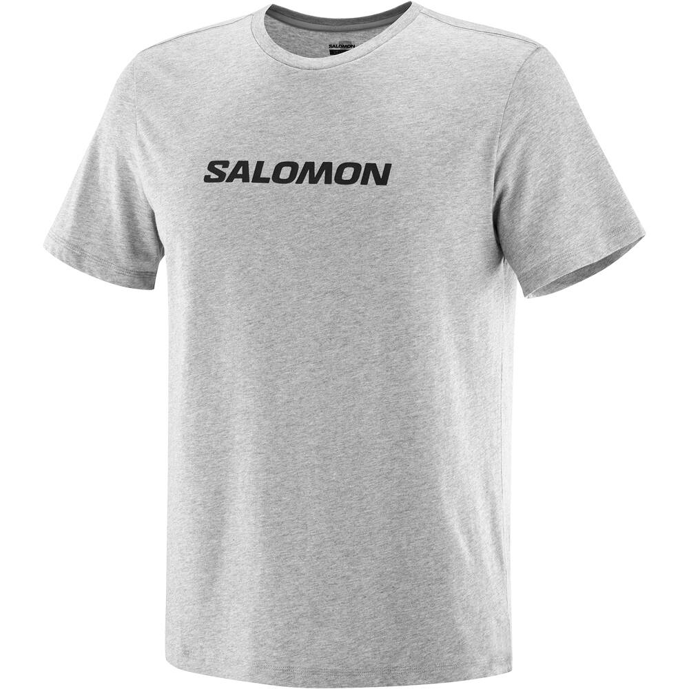 Salomon camiseta montaña manga corta hombre SAL LOGO PERF SS TEE M vista detalle