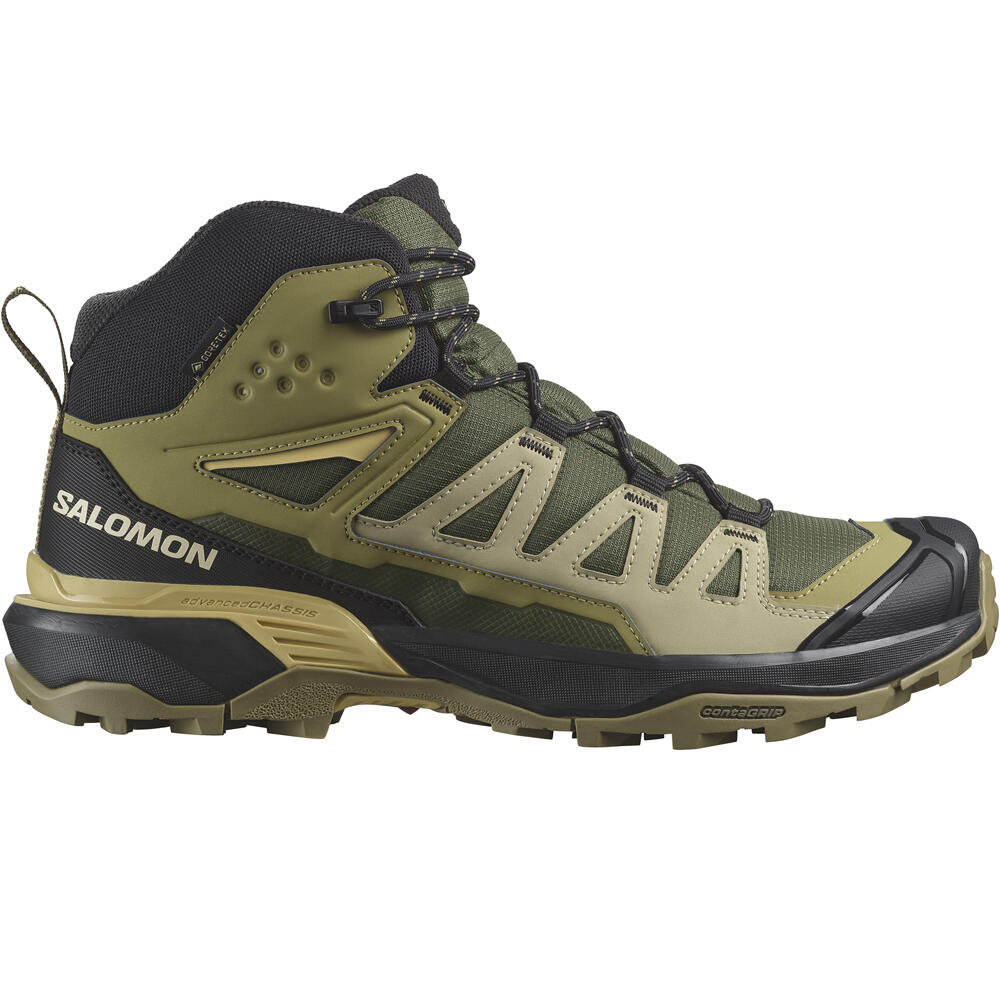 Salomon bota trekking hombre X ULTRA 360 MID GTX lateral exterior