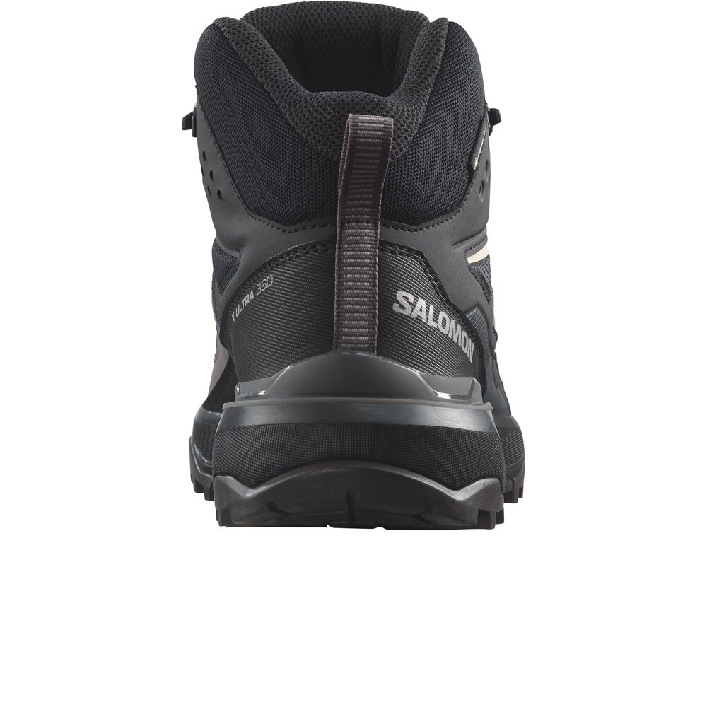 Salomon bota trekking mujer X ULTRA 360 MID GTX W vista trasera