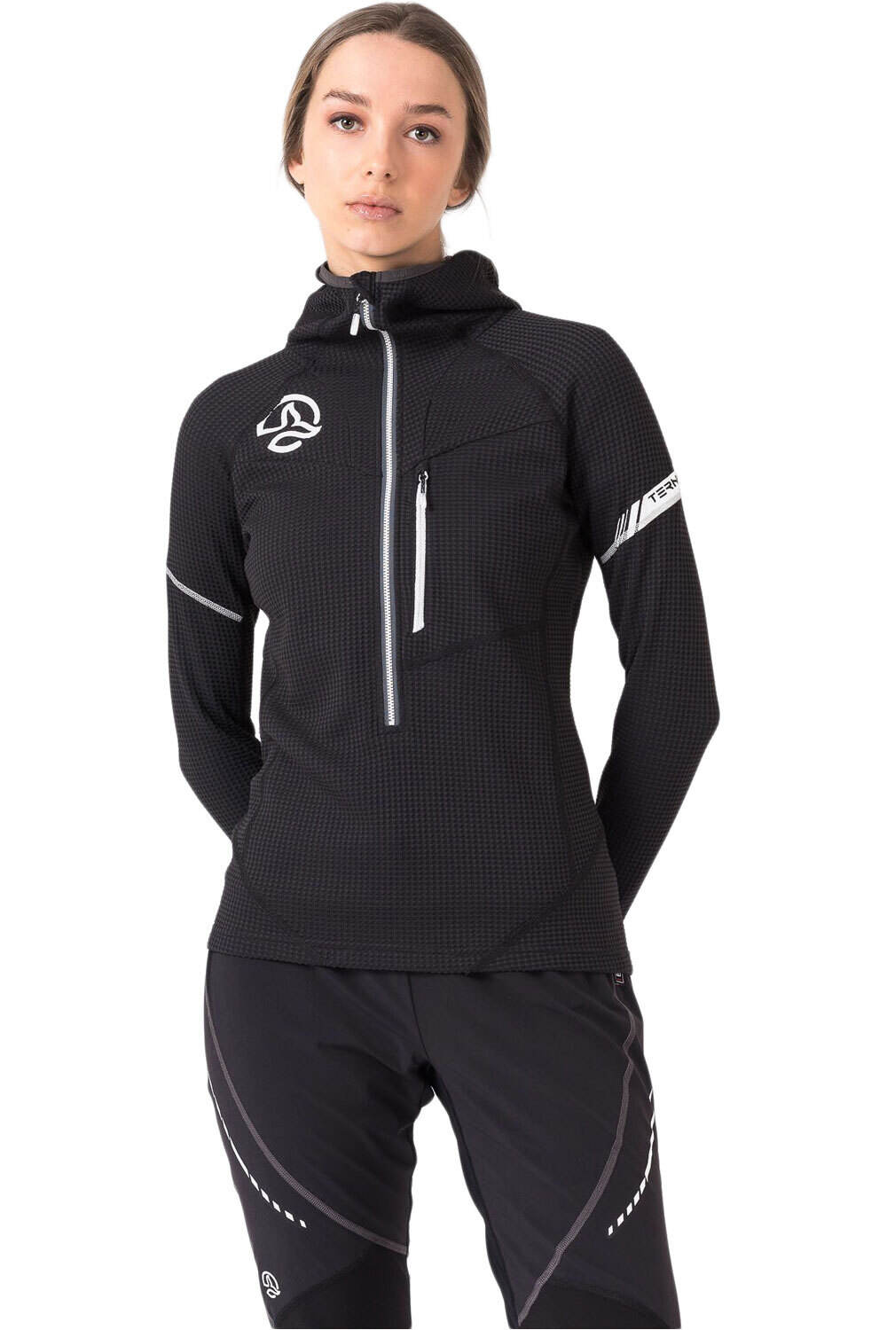 Rapid top forro polar mujer Negro (XXL)