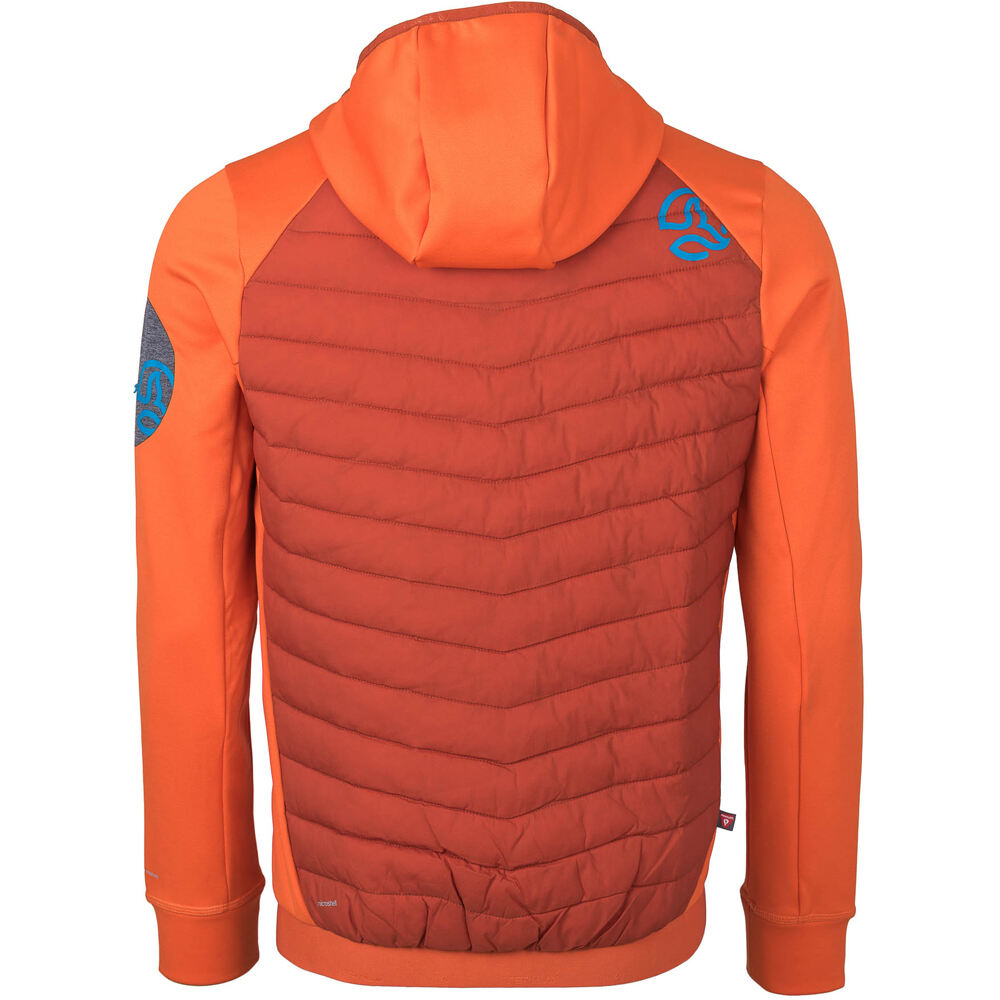 Ternua chaqueta outdoor hombre YUKKON HYBRID HOOD JKT M vista trasera