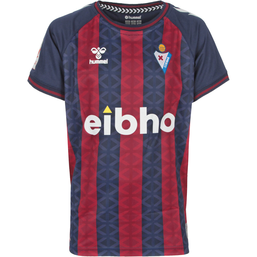 Eibar camiseta de fútbol oficiales niño EIBAR 24 HOME JERSEY S/S INF vista frontal