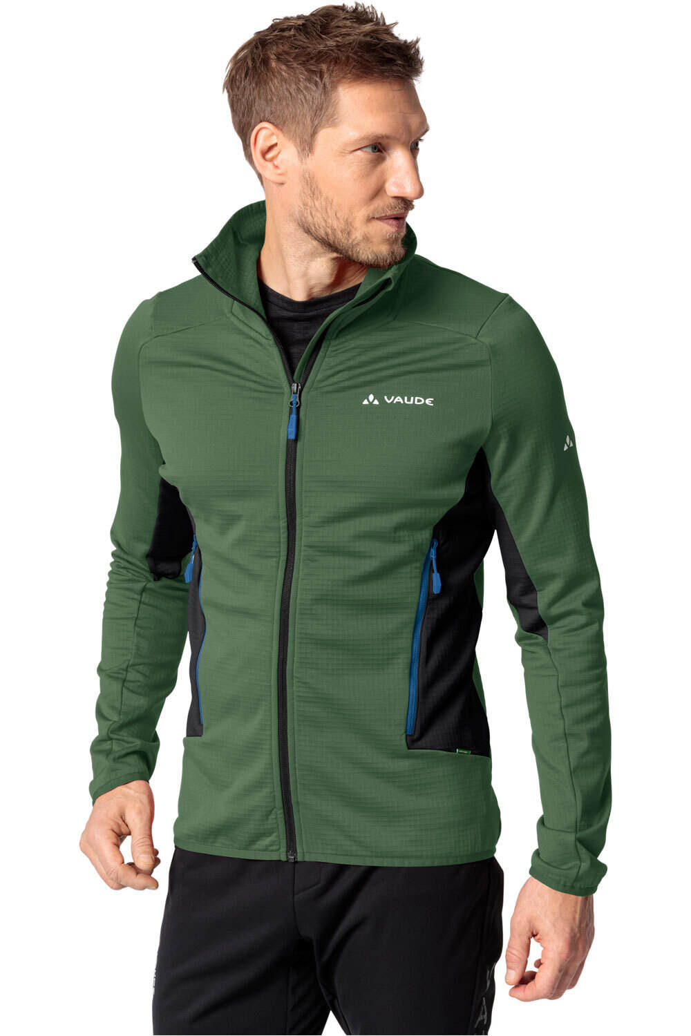 Vaude forro polar hombre Men's Monviso Fleece FZ Jacket II vista frontal