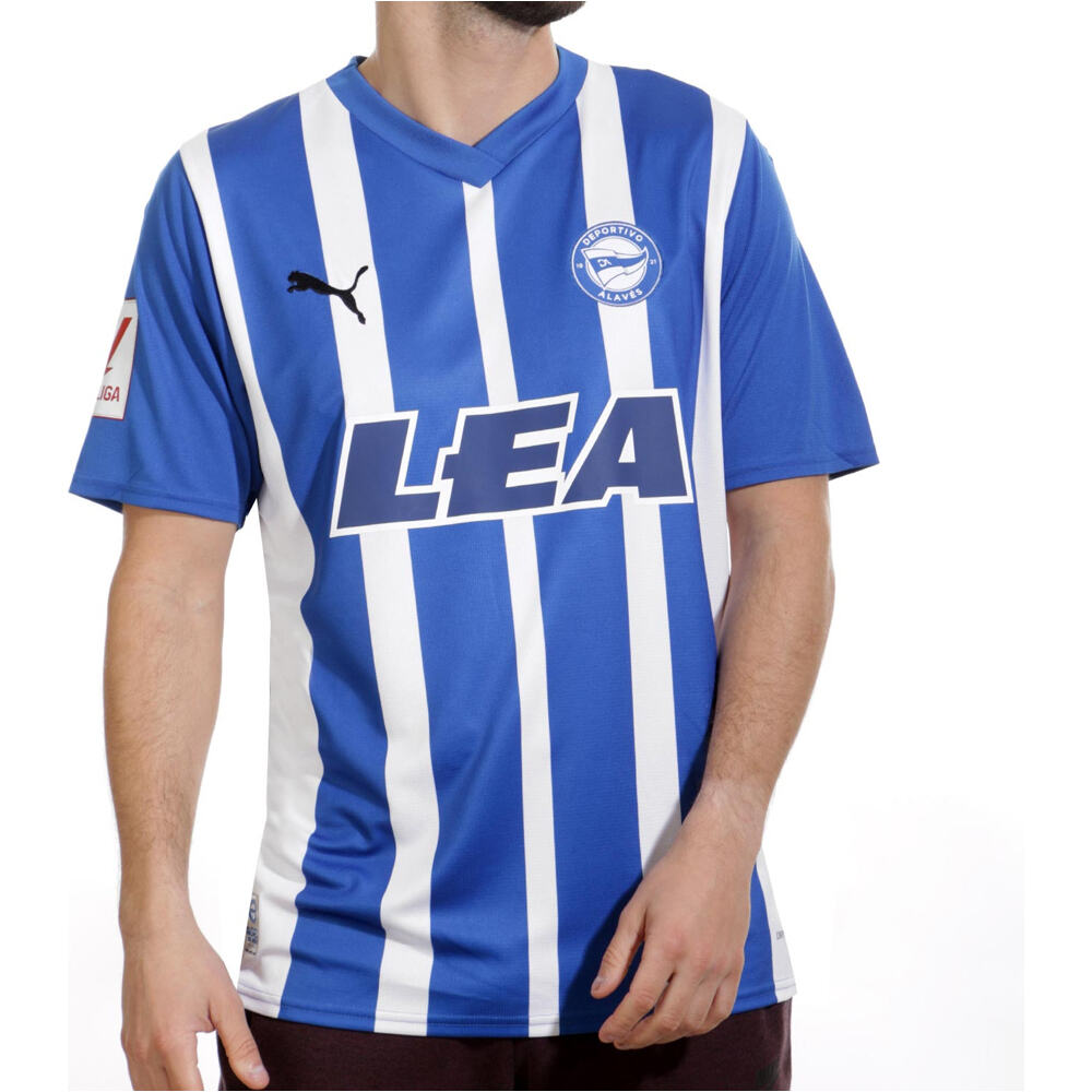 Puma camiseta de fútbol oficiales ALAVES 24 Home Jersey w vista frontal