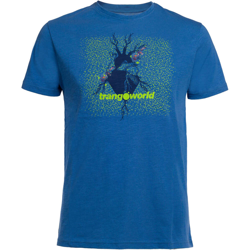 Herz camiseta montaña manga corta hombre Azul (S)