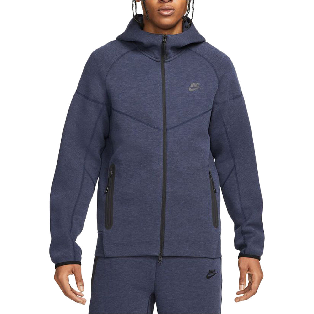 Sportswear tech fleece windrunner sudadera hombre Gris (XS)