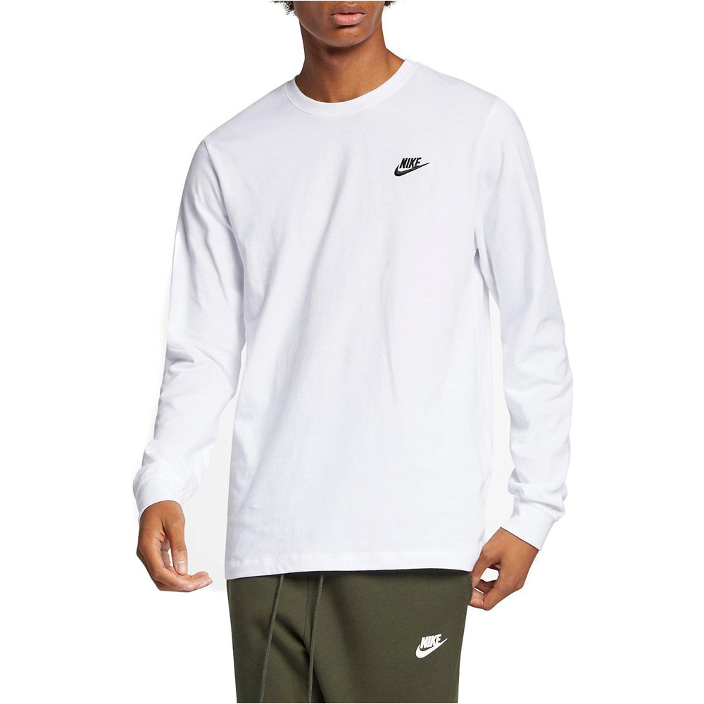Nike sportswear club camiseta manga larga hombre
