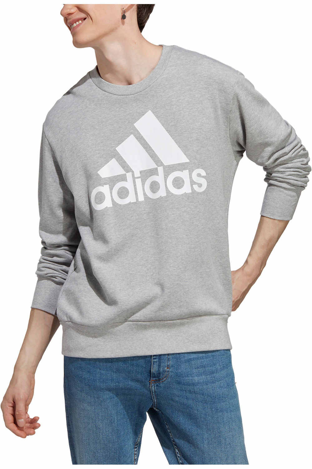 adidas sudadera hombre M BL FT SWT vista frontal