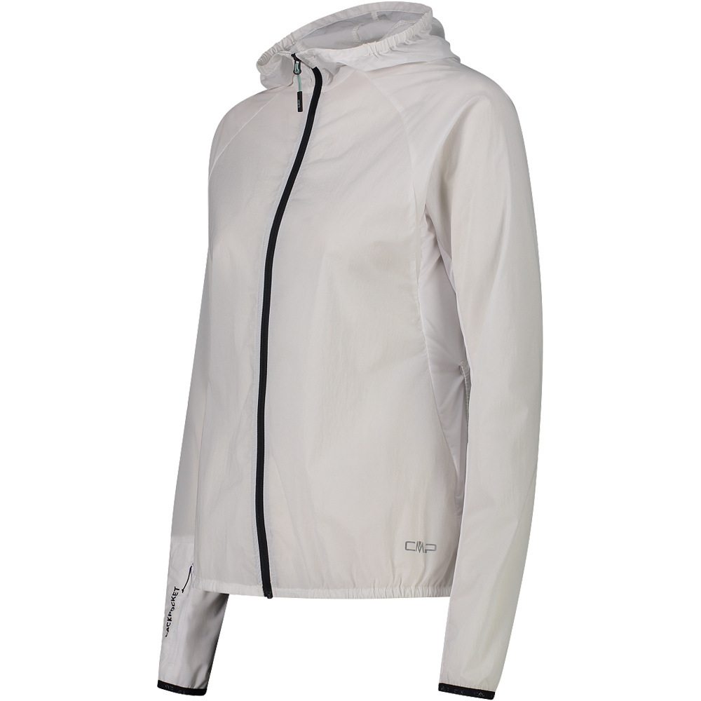 Cmp chaqueta impermeable mujer WOMAN JACKET FIX HOOD vista detalle