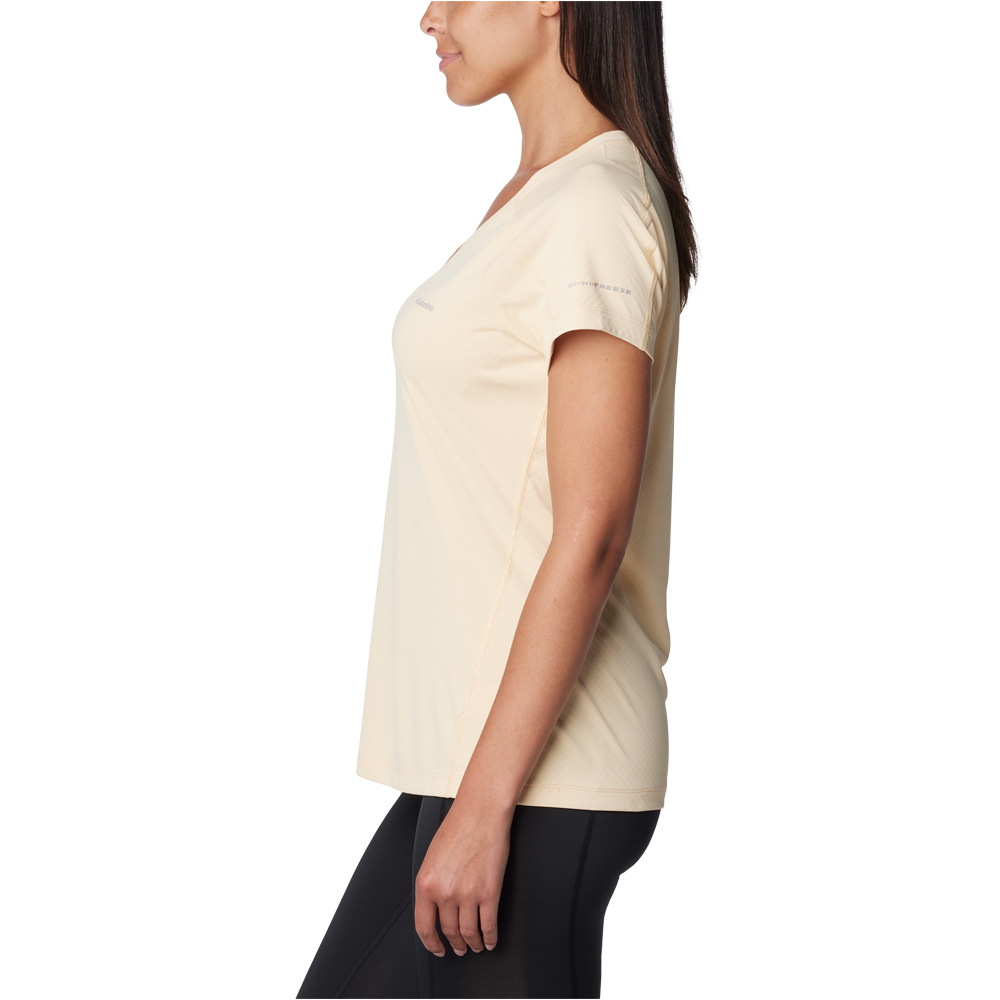 Columbia camiseta montaña manga corta mujer Zero Rules Short Sleeve Shirt vista detalle
