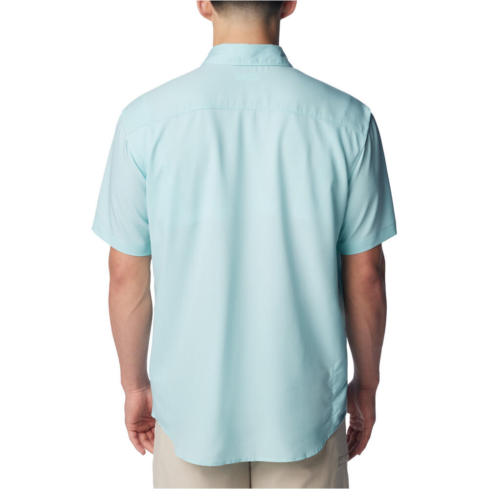 Columbia camisa montaña manga corta hombre Utilizer II Solid Short Sleeve Shirt vista trasera