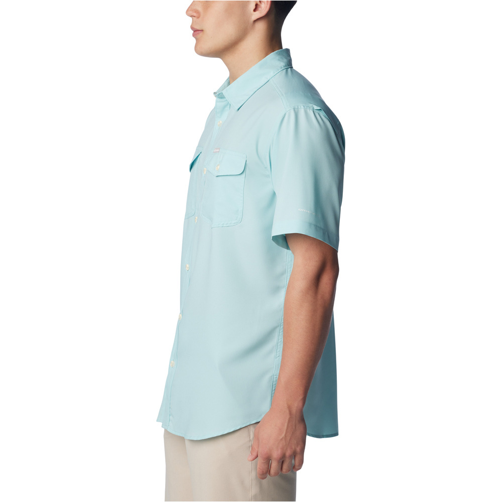 Columbia camisa montaña manga corta hombre Utilizer II Solid Short Sleeve Shirt vista detalle
