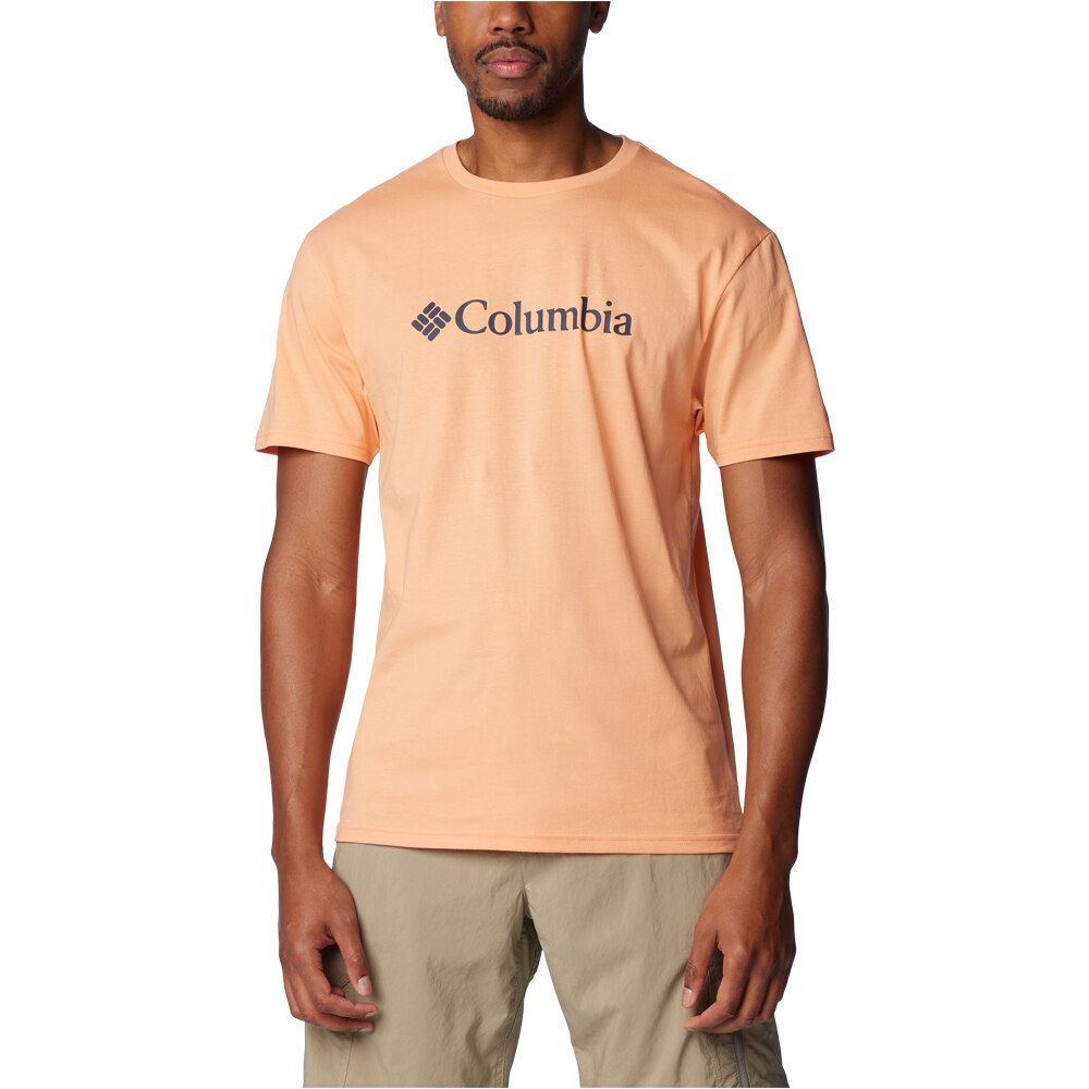 Columbia camiseta montaña manga corta hombre CSC Basic Logo Short Sleeve vista frontal