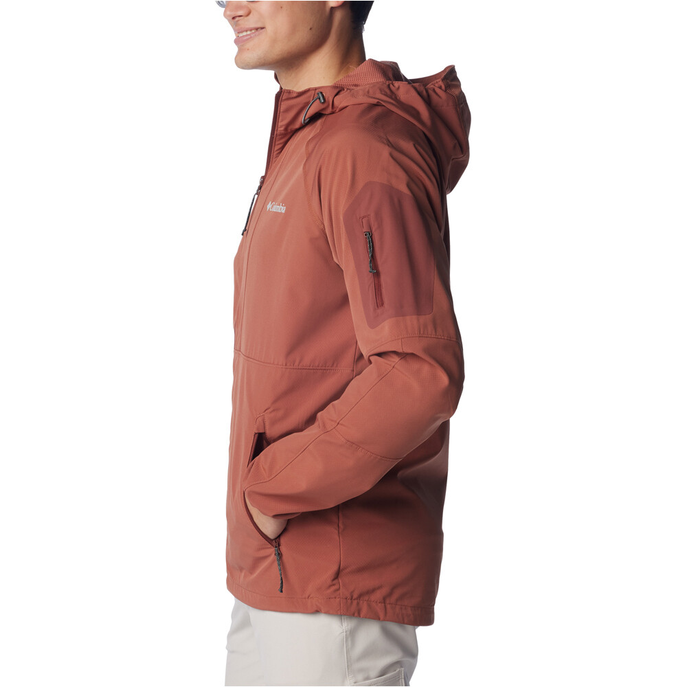 Columbia chaqueta softshell hombre Tall Heights Hooded Softshell vista detalle