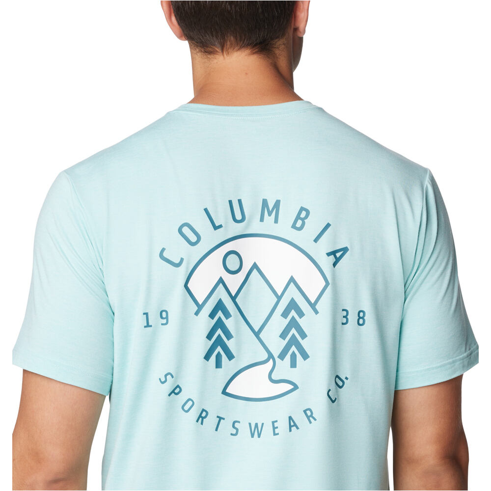 Columbia camiseta montaña manga corta hombre Kwick Hike Back Graphic SS Tee 04