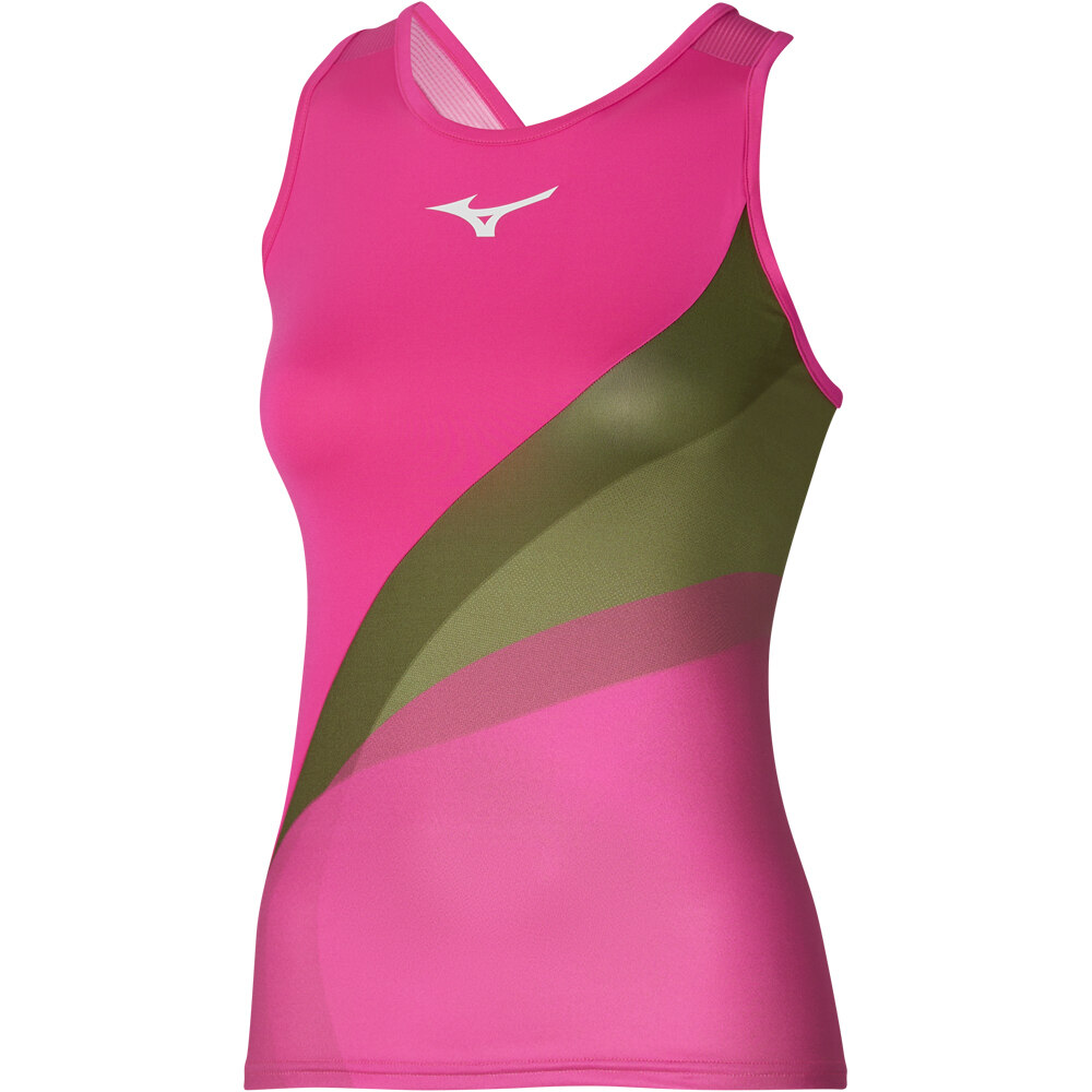 Mizuno camiseta tirantes mujer Release Printed Tank (w) vista frontal