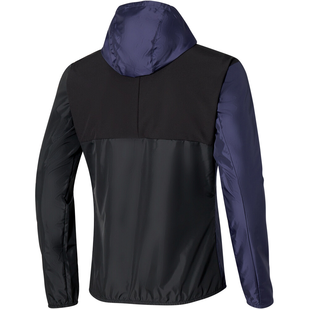 Mizuno sudadera tenis hombre Release Hooded Jacket vista trasera