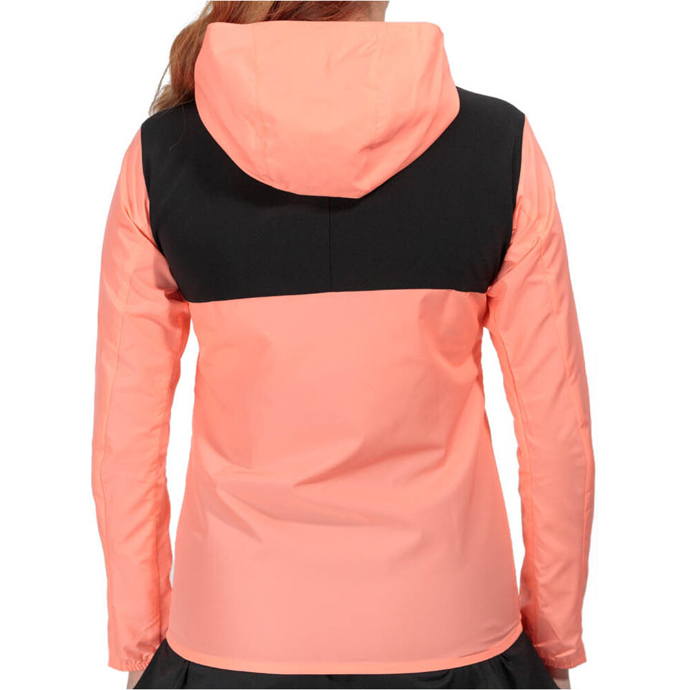 Mizuno sudadera tenis mujer Release Hooded Jacket (w) vista trasera