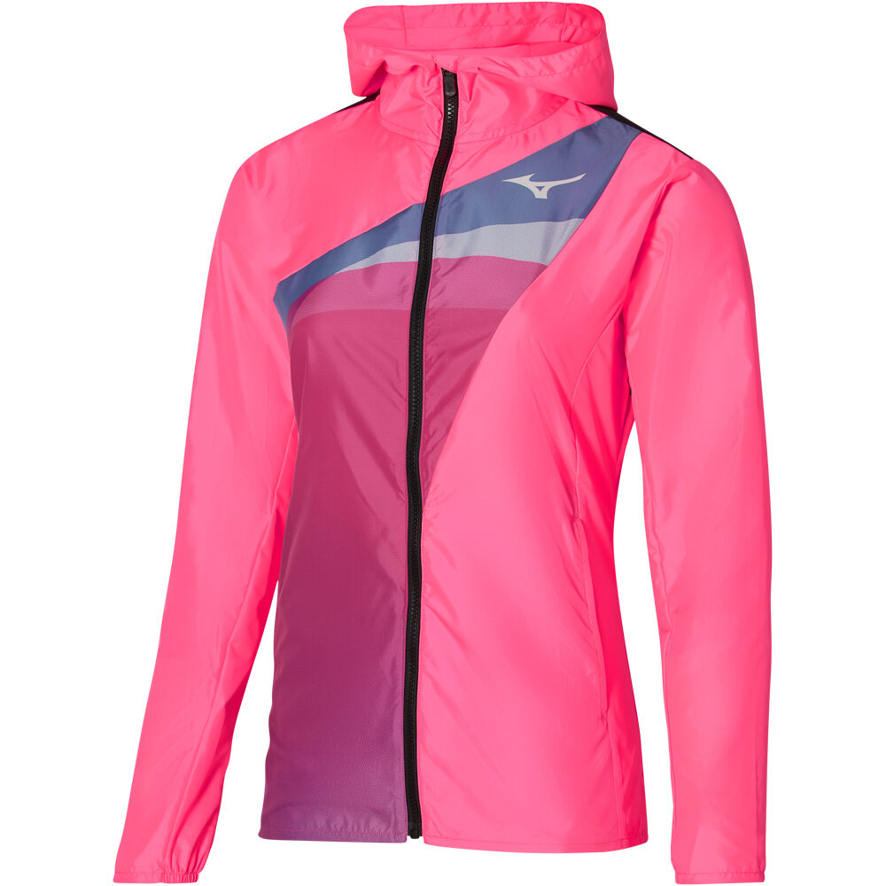 Mizuno sudadera tenis mujer Release Hooded Jacket (w) vista frontal