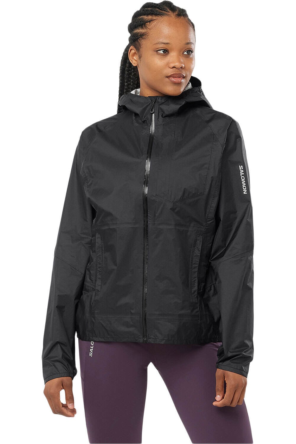 Bonatti waterproof CHAQUETA TRAIL RUNNING MUJER Negro