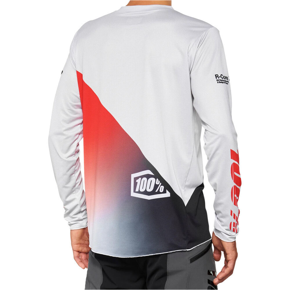 100% camiseta ciclismo hombre R-CORE-X Long Sleeve Jersey 01