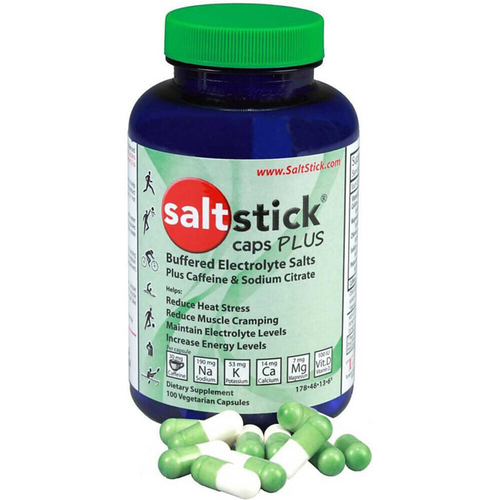 Saltstick complementos nutricionales SALTSTICK CAPS PLUS (CAFFEINE) 100 U. vista frontal
