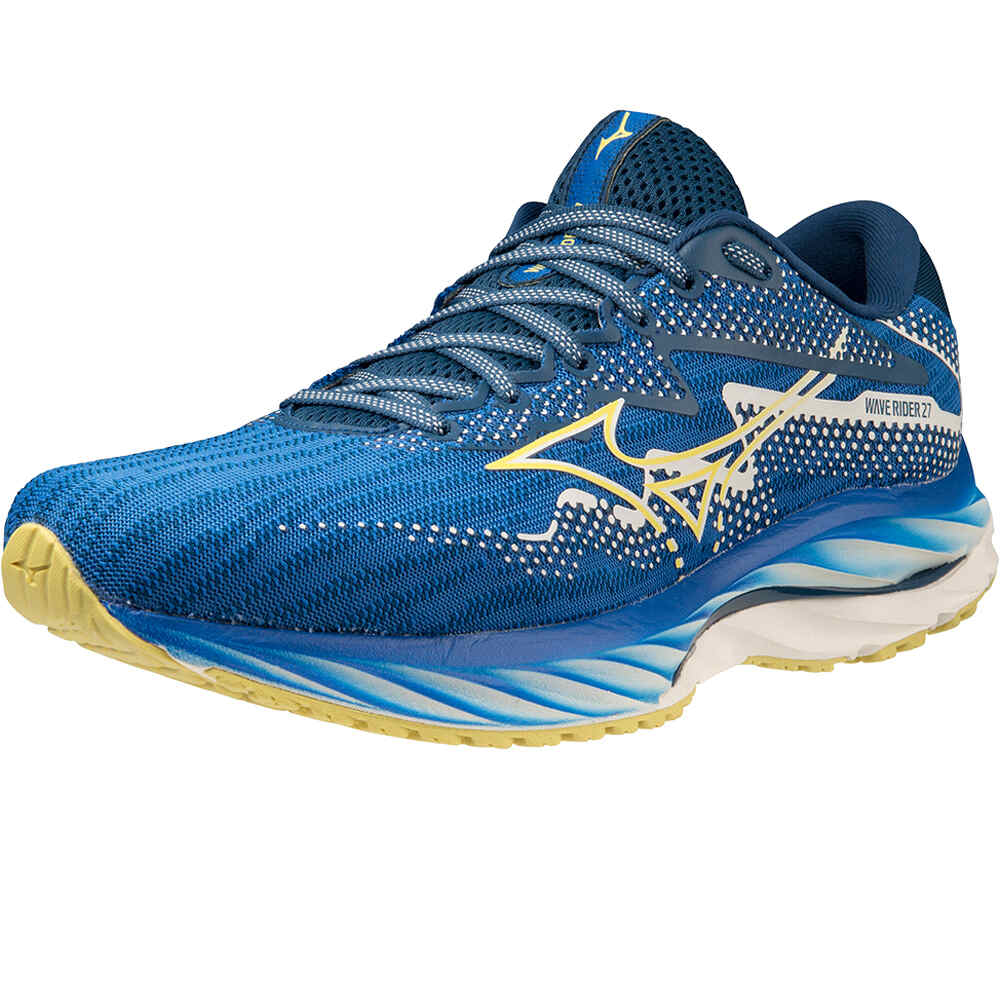 Mizuno zapatilla running hombre WAVE RIDER 27 Amsterdam lateral interior