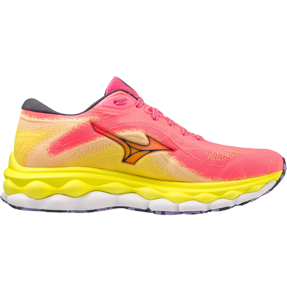 Mizuno zapatilla running mujer WAVE SKY 7 (W) lateral exterior