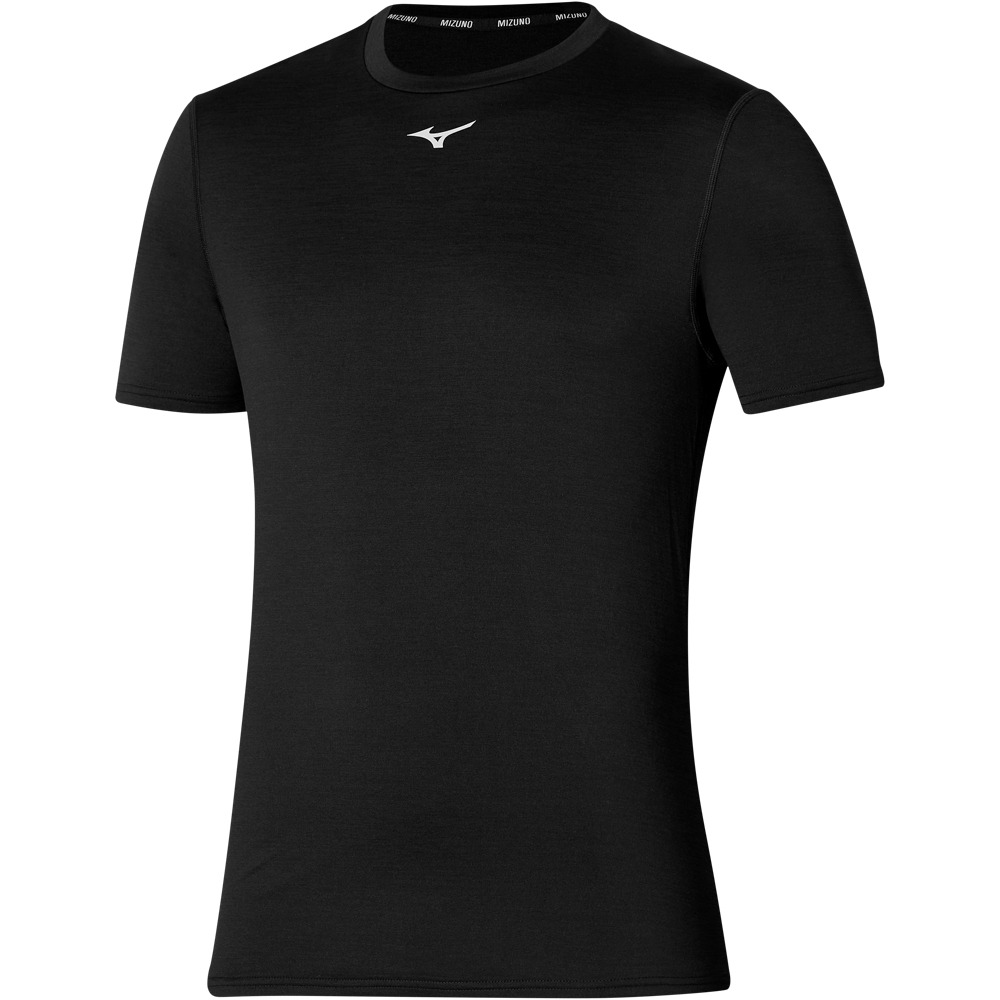 Mizuno Core negro camisetas fitness hombre