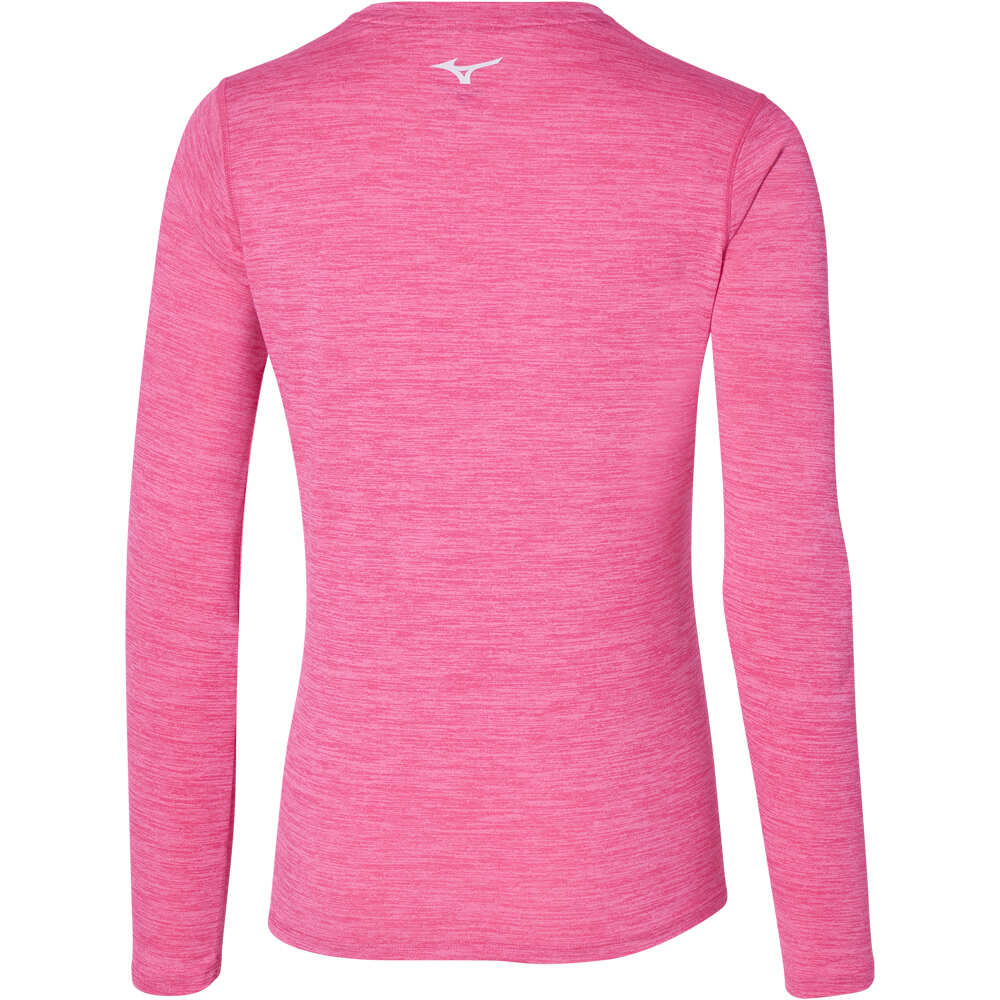 Mizuno camisetas fitness mujer Impulse core LS Tee (w) vista trasera