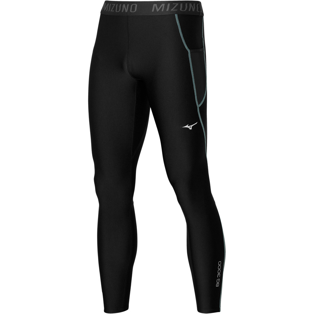 Mizuno malla trail running larga hombre BG3000 Long Tight vista detalle