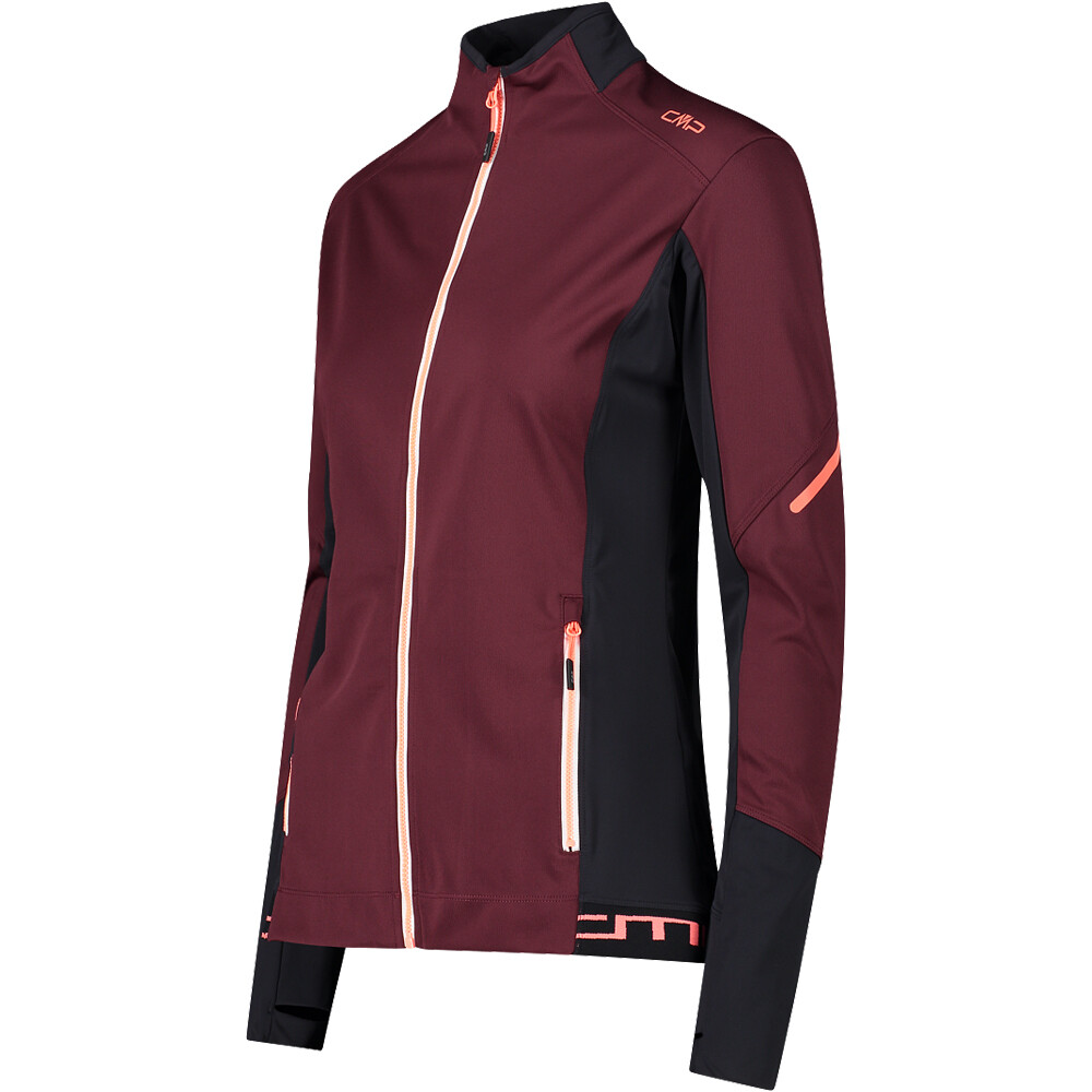 Cmp CHAQUETA TRAIL RUNNING MUJER WOMAN JACKET HYBRID vista detalle