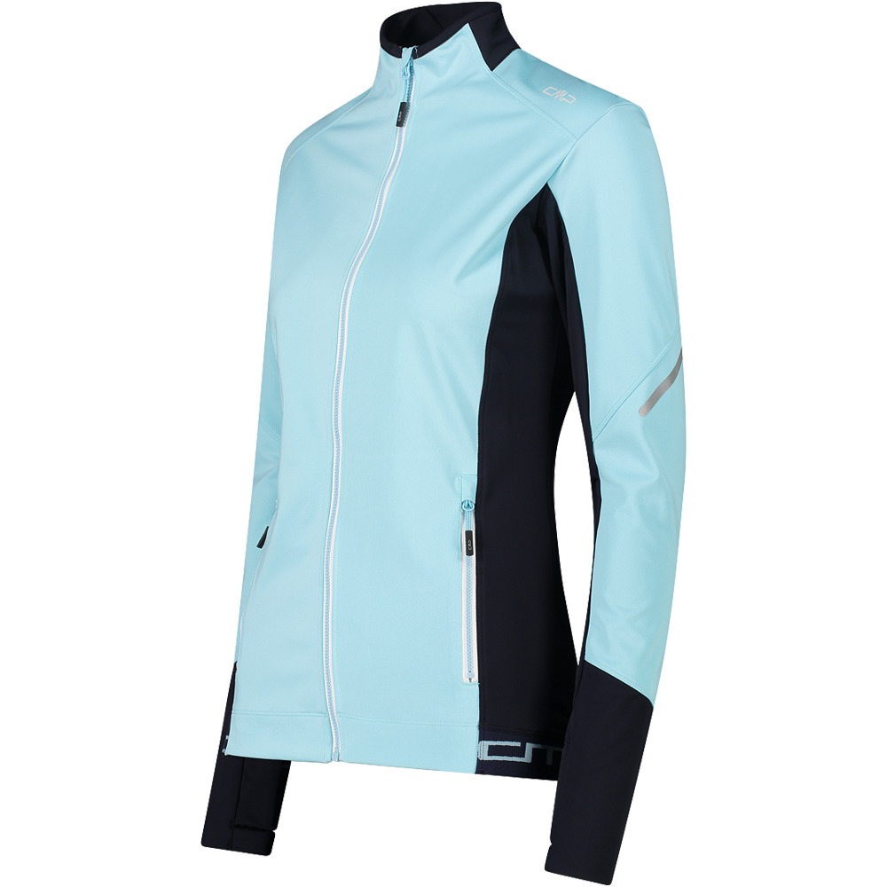 Cmp CHAQUETA TRAIL RUNNING MUJER WOMAN JACKET HYBRID vista detalle