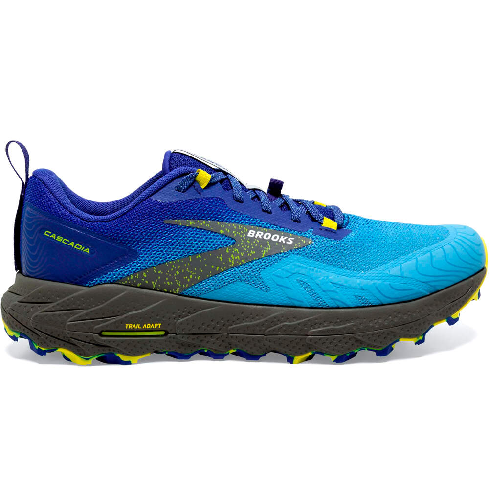 Brooks zapatillas trail hombre Cascadia 17 lateral exterior