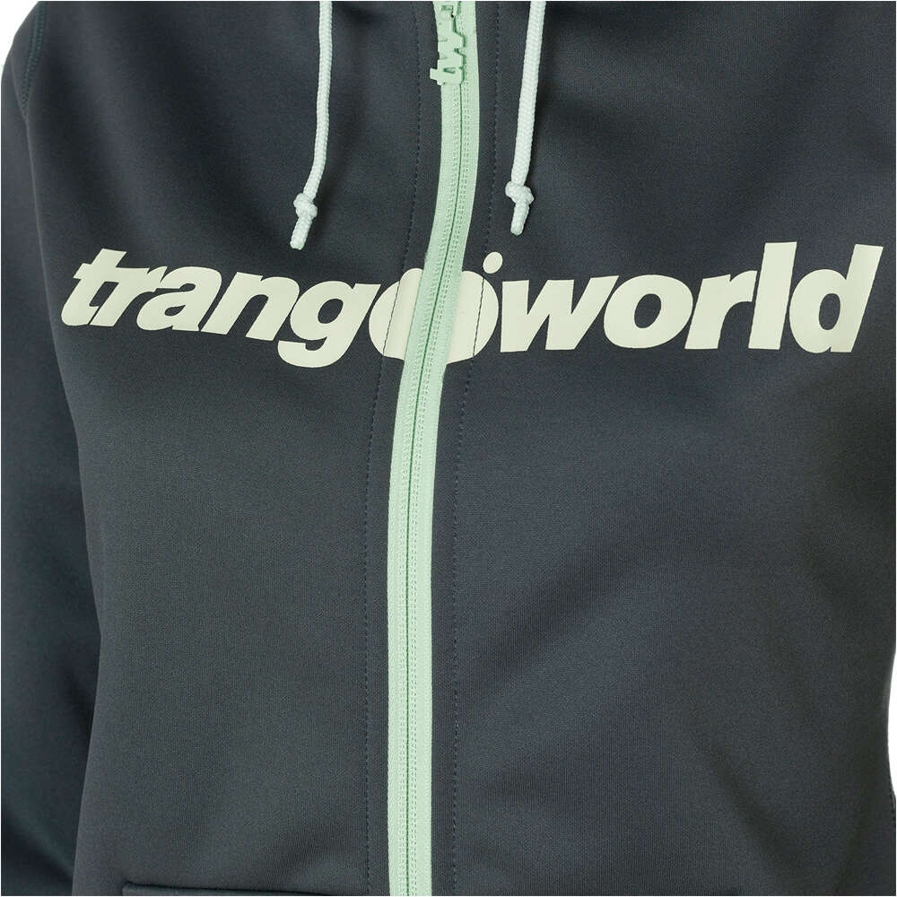 Trango Sudaderas Montaña Mujer CHAQUETA LIENA vista trasera