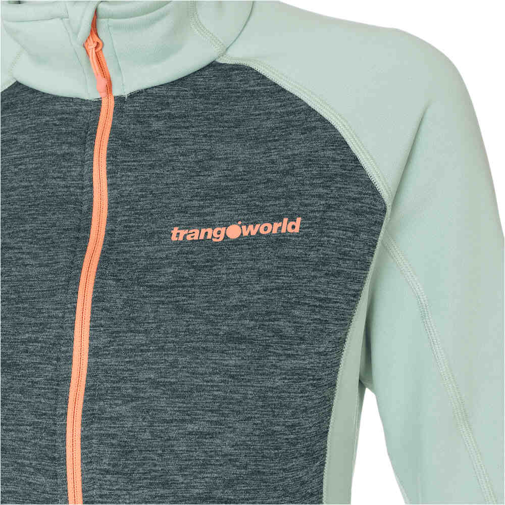 Trango forro polar mujer PULLOVER PALIERES vista trasera