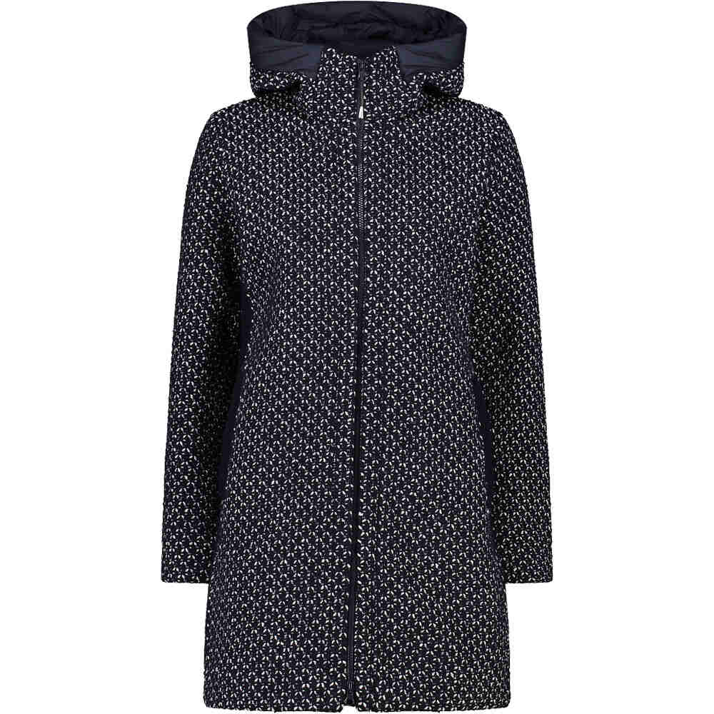 Woman coat fix hood chaquetas mujer Negro (36)