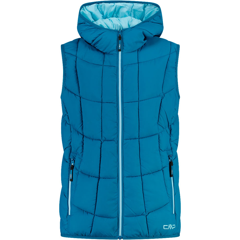 Cmp chaleco outdoor niño KID G VEST FIX HOOD vista frontal