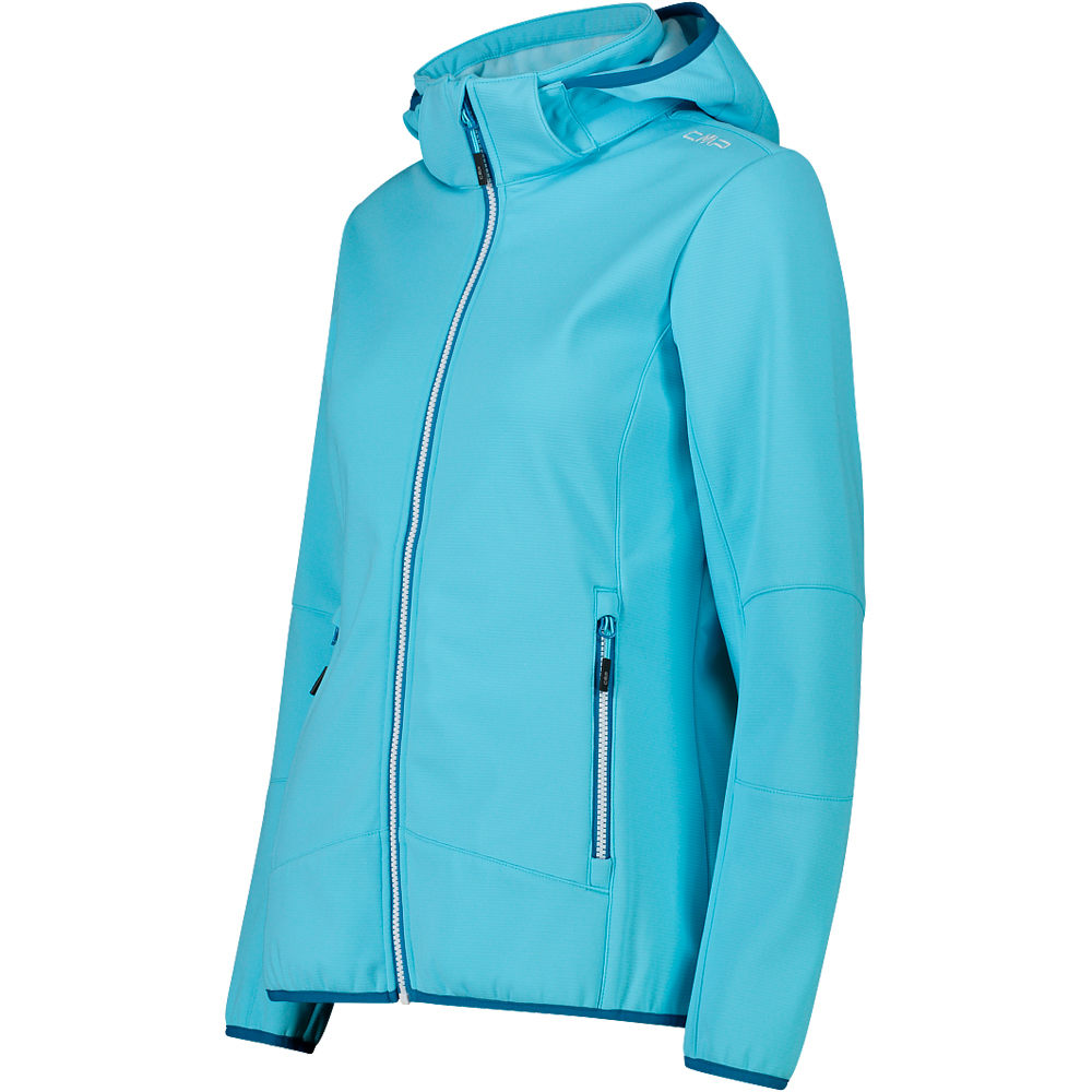 Cmp chaqueta softshell mujer WOMAN JACKET ZIP HOOD vista detalle