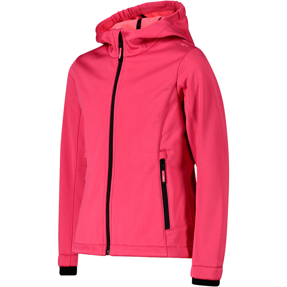 Cmp chaqueta softshell niño KID G JACKET FIX HOOD vista detalle