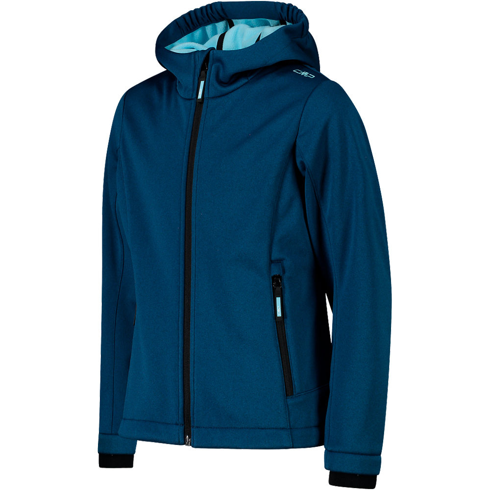 Cmp chaqueta softshell niño KID G JACKET FIX HOOD vista detalle