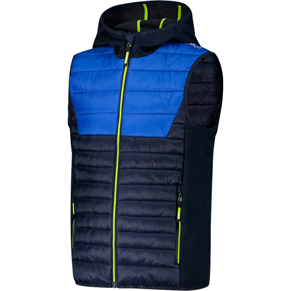 Cmp chaleco outdoor niño KID VEST HYBRID FIX HOOD vista detalle