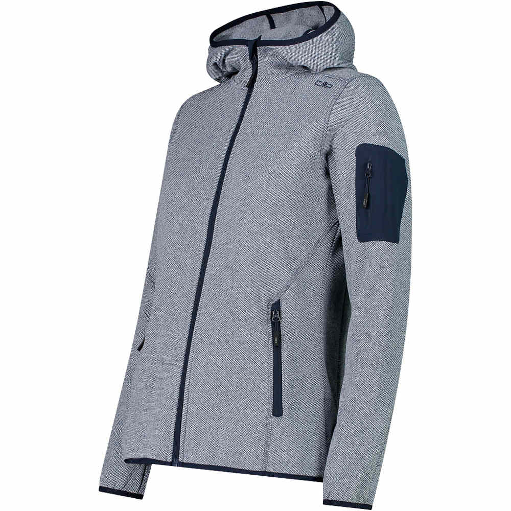 Cmp forro polar mujer WOMAN JACKET FIX HOOD vista detalle